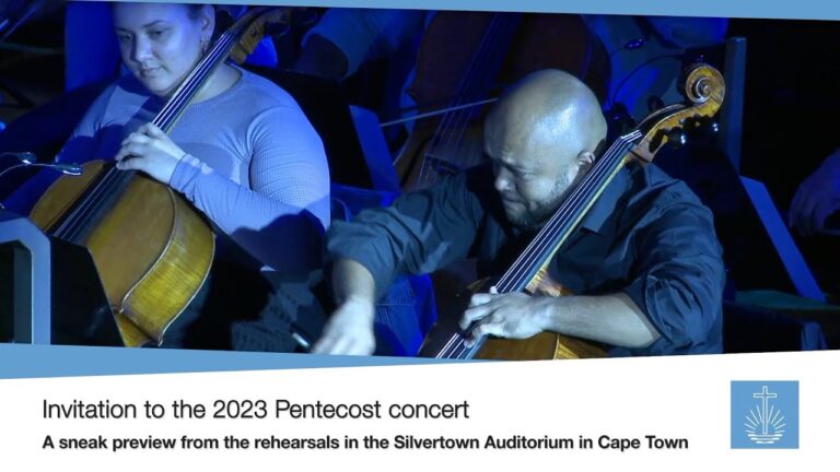 Sneak preview of Pentecost concert