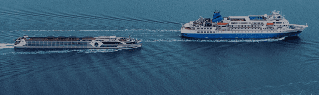 Gift couverts en servies riviercruiseschip – Stichting Corantijn