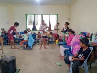 A Classroom Turned Shelter of Hope During the onslaught of Typhoon Tino