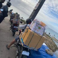 Reaching out to Baring Island