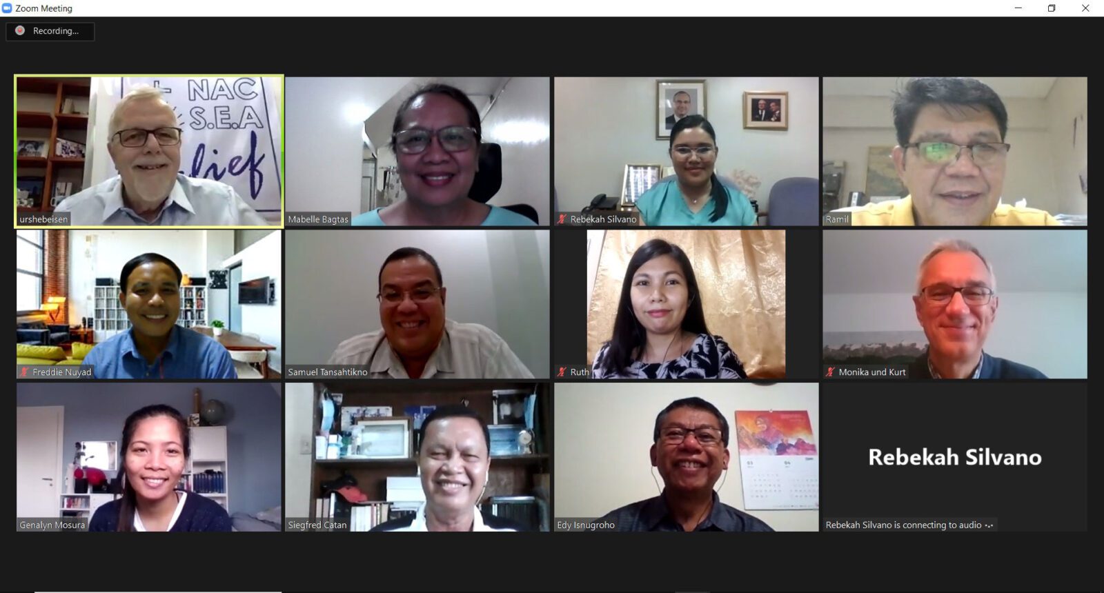 ANNUAL MEETING by ZOOM | The NAC SEA Relief Fund