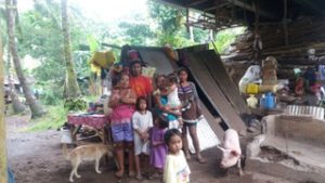 100 families reached in CARAGA Region, victims Typhoon Basyang