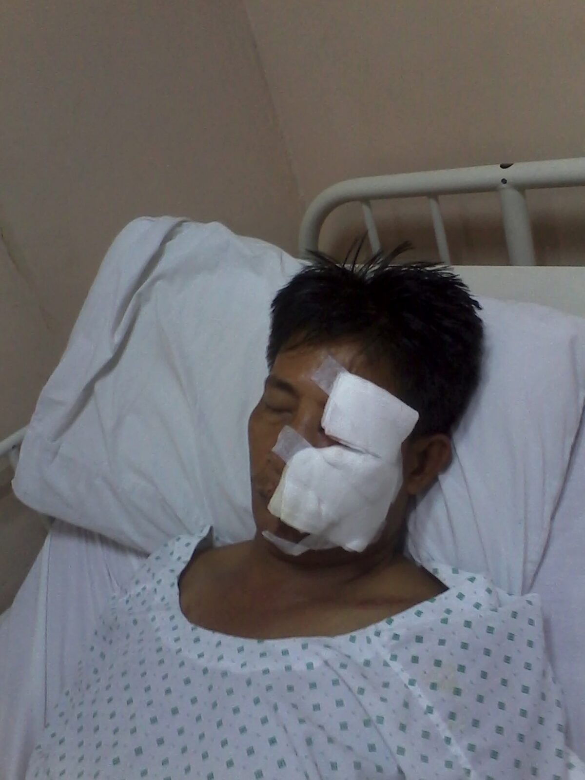 An accident survivor | The NAC SEA Relief Fund