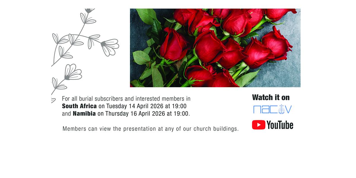 Presentation for Burial Fund subscribers 