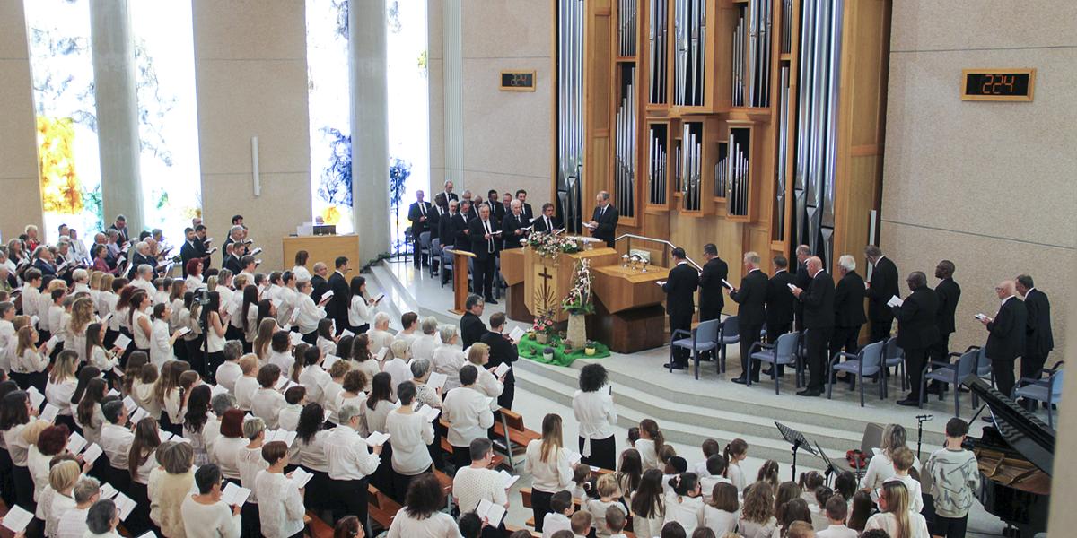 „Jesus siegt“: Ostergottesdienst    mit Stammapostel in Metz
