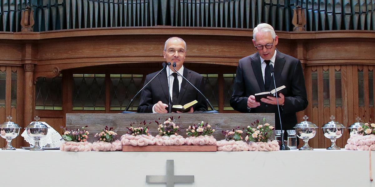 Stammapostelhelfer Mutschler    in Nieuwegein:    Christus ist gegenwärtig