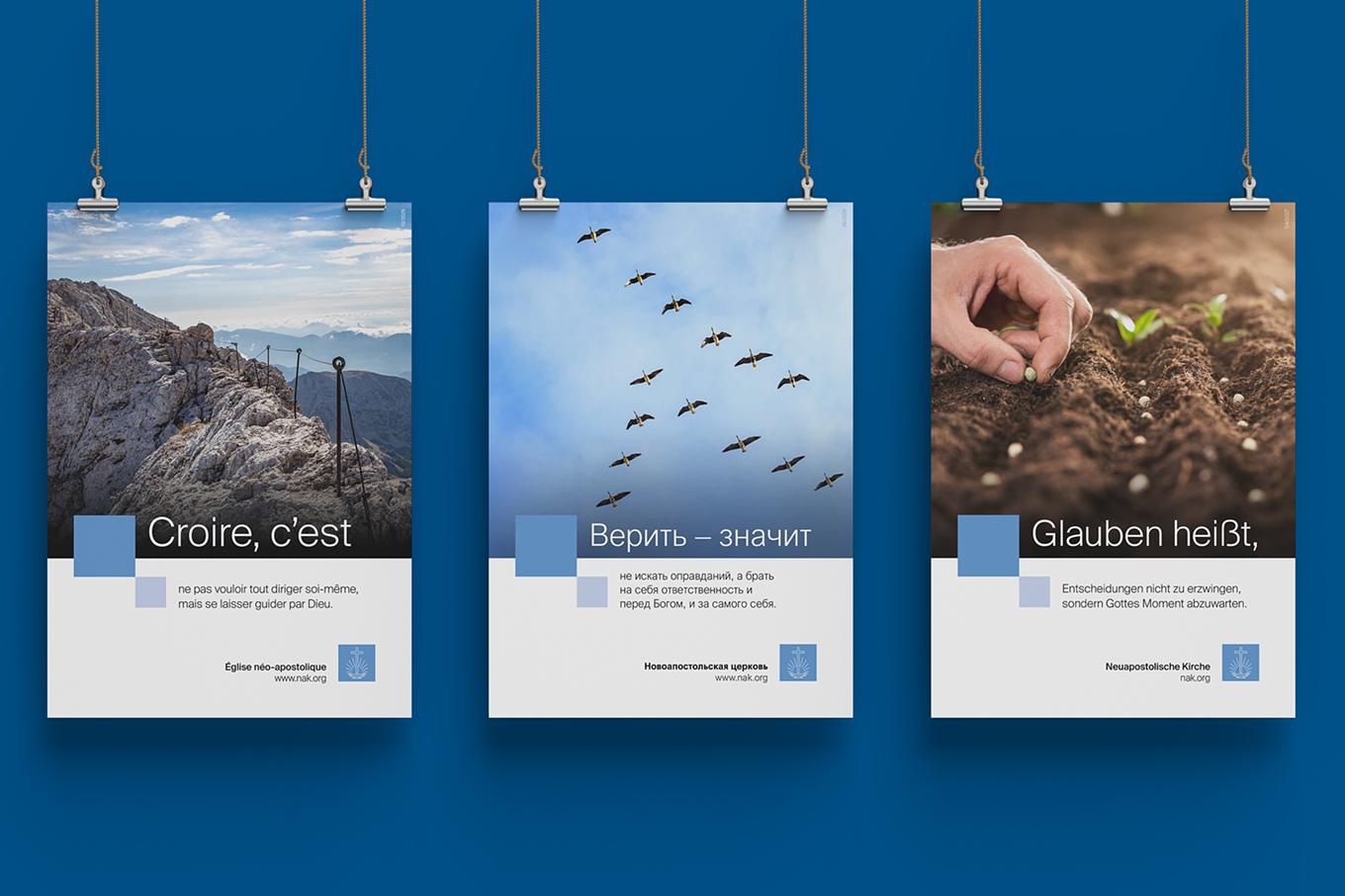 Plakatserie für Schaukästen 2026/2027: Glauben im Alltag sichtbar machen