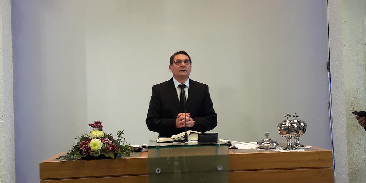 Apostel Leibfried besuchte die Gemeinde Luxembourg-Ville
