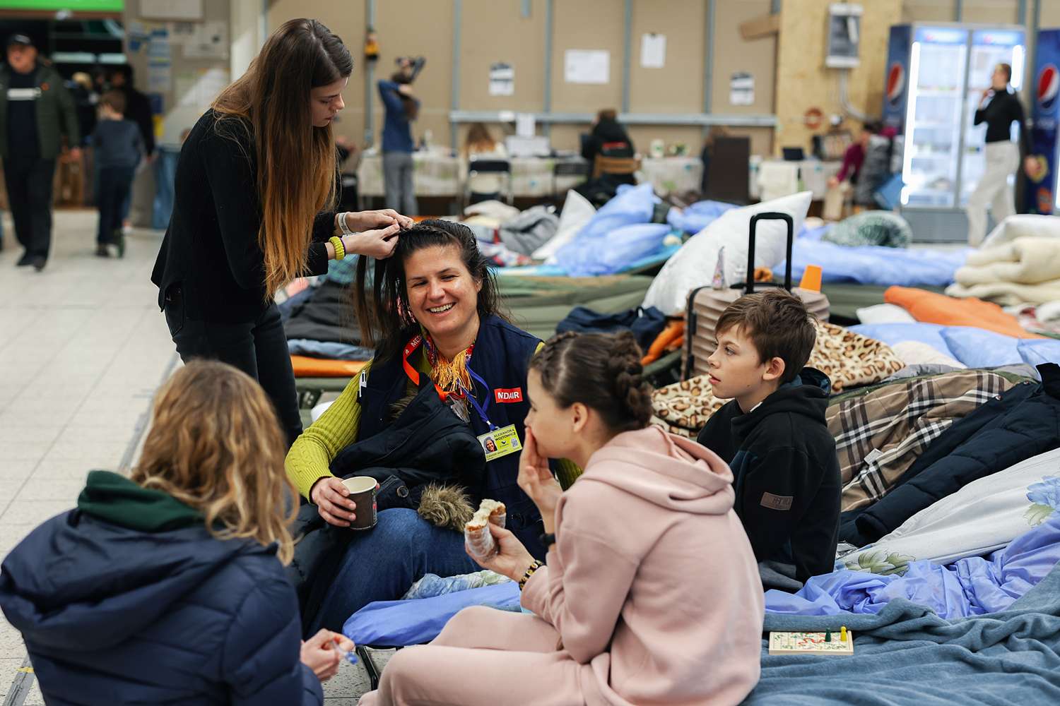 Im Einsatz für ukrainische Flüchtlinge