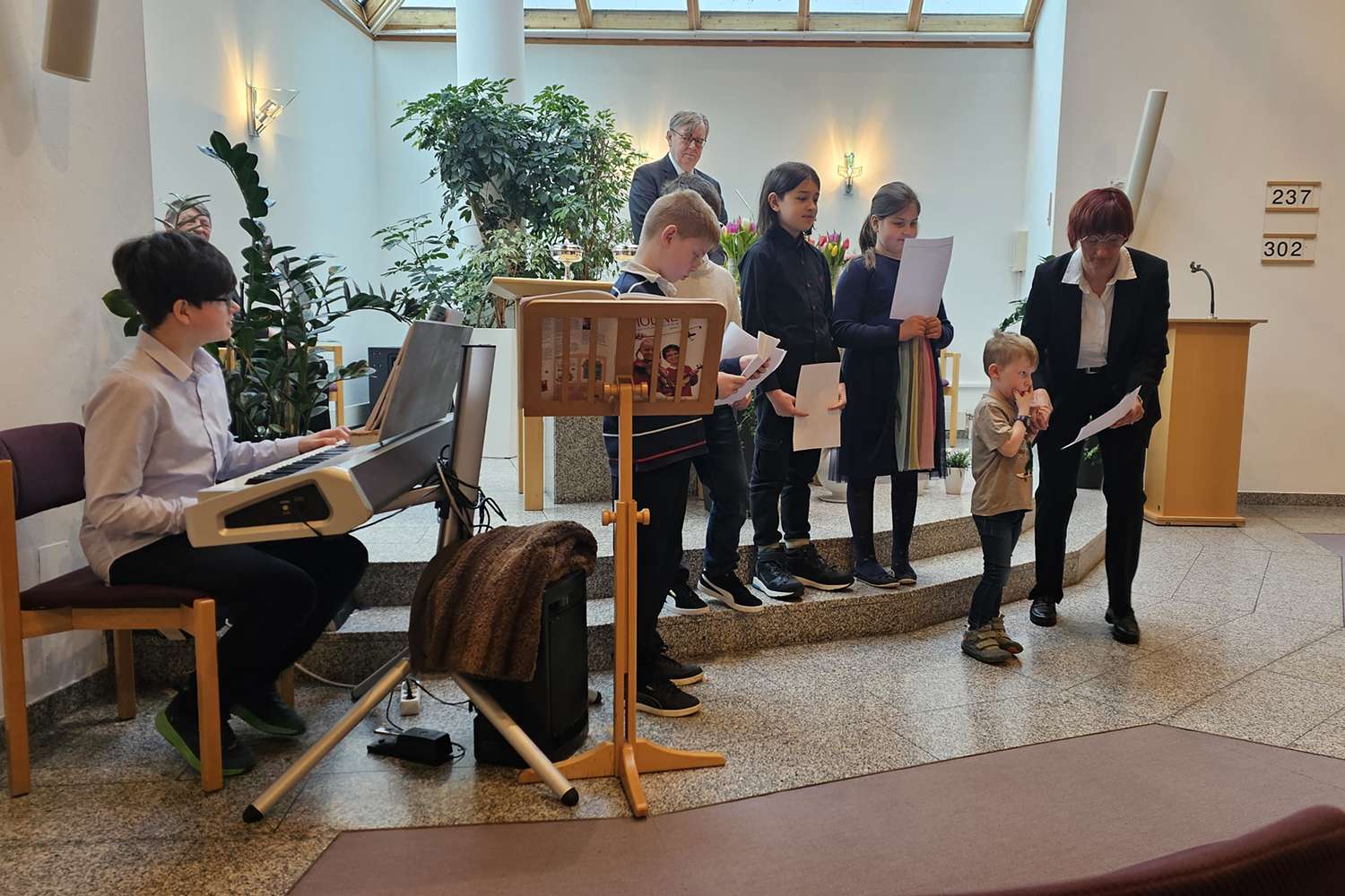 Kinder in der Mitte der Gemeinde Vöcklabruck
