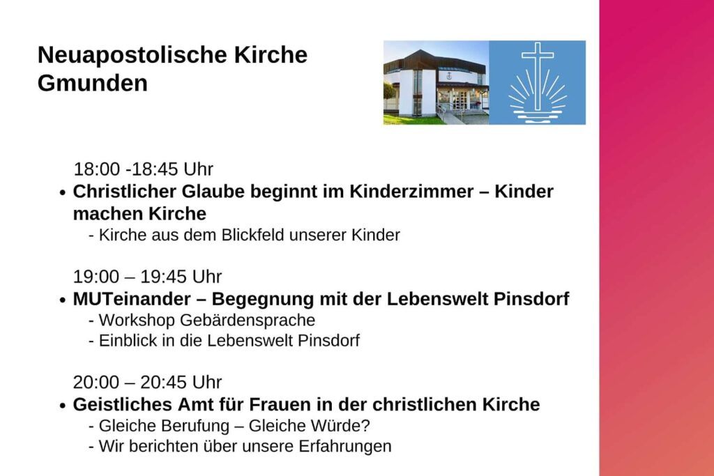 Lange Nacht der Kirchen in Gmunden