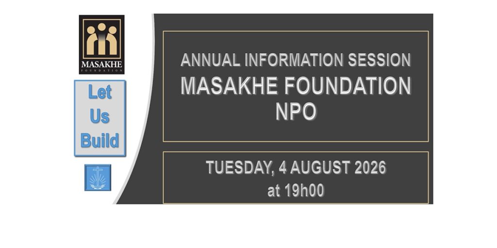Masakhe Foundation NPO: Information session