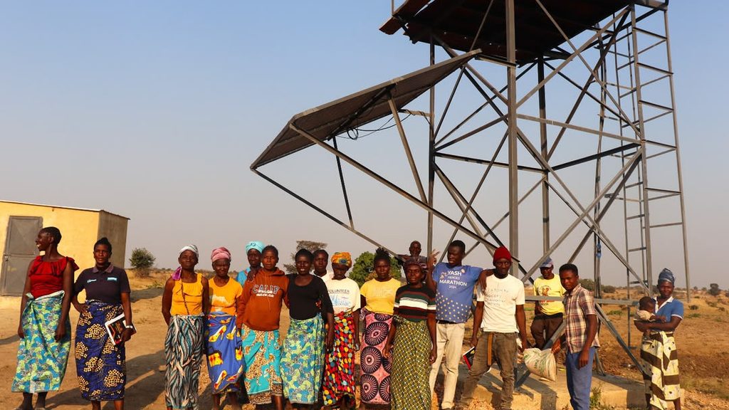 Three mechanized water systems constructed in Siankope, Gamela and Simpweze