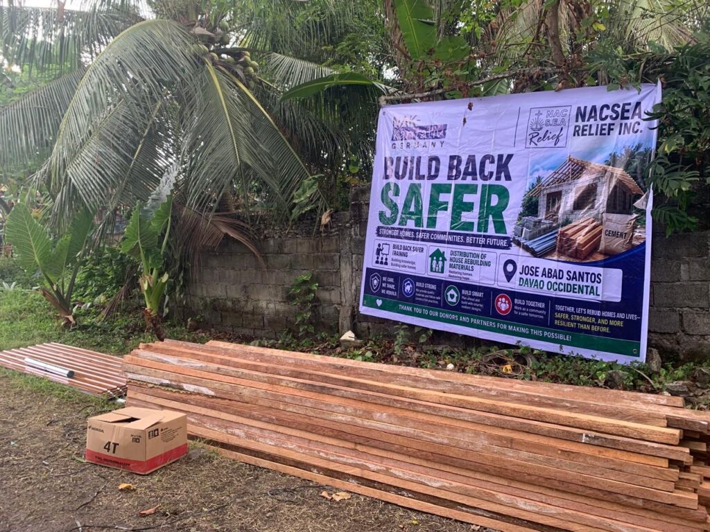 28 Families, Receive Building Material